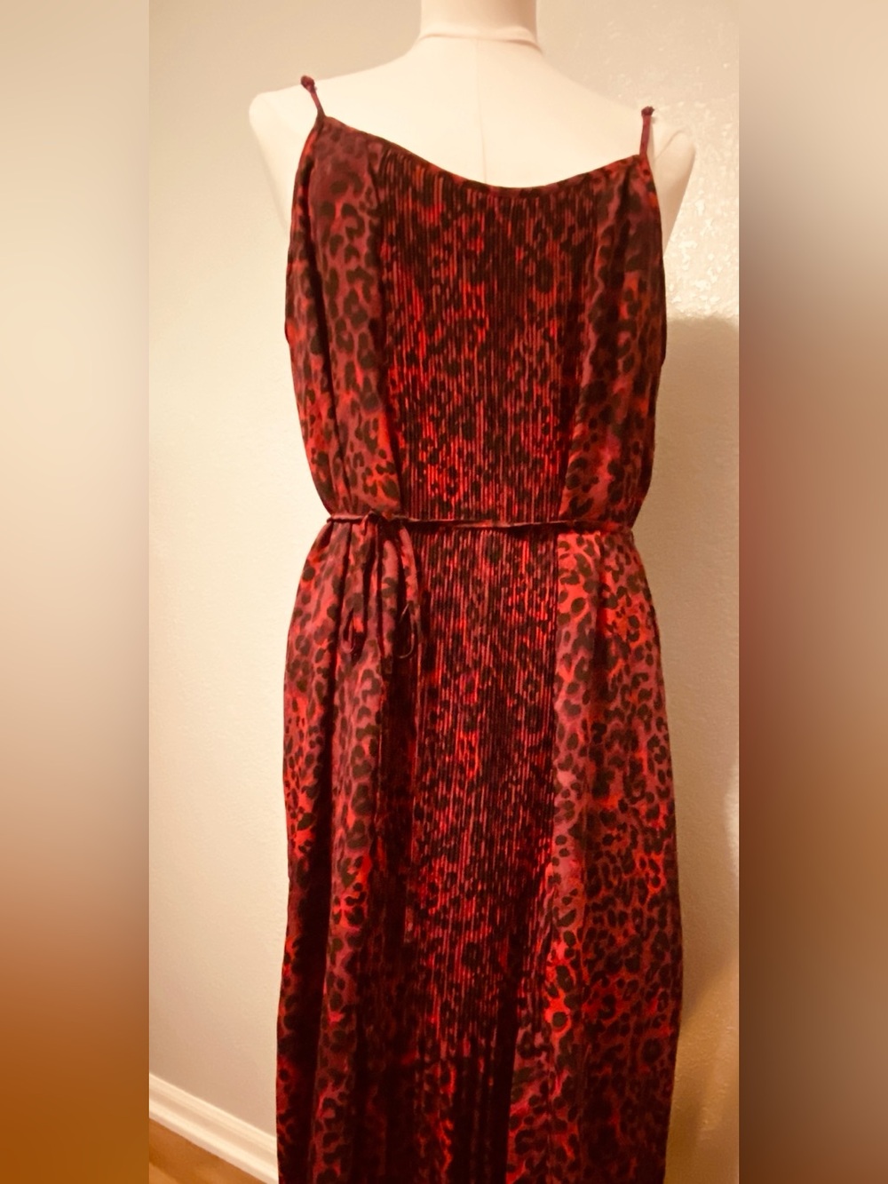 Maurices Red and Black Leopard-Print with a hint of purple - Picture 11 of 16